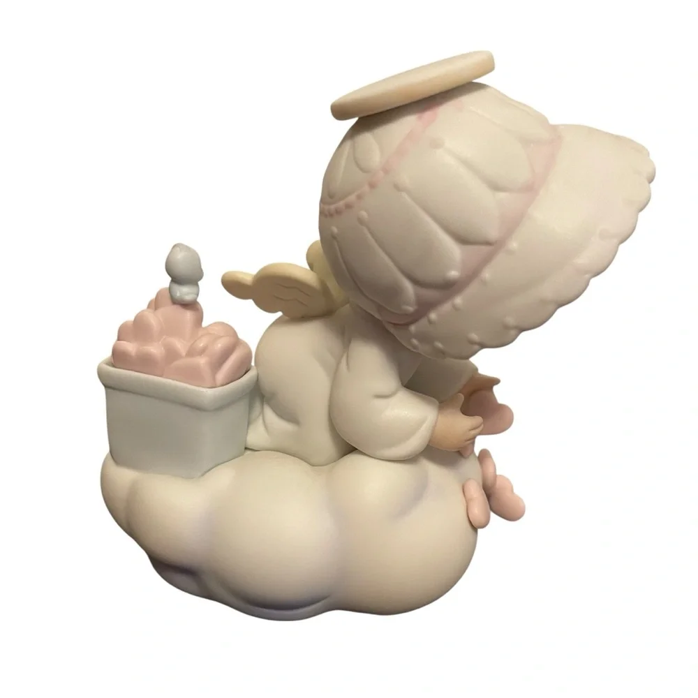 Precious Moments 87 "Sending you my Love" Air Mail" Porcelain Figurine in Box - Picture 6 of 6